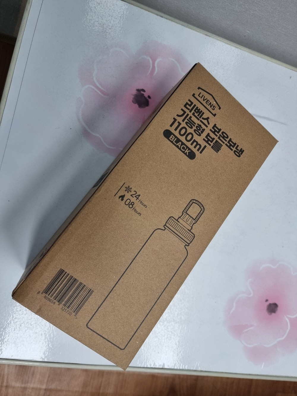 리벤스 핸들 보온보냉 스텐 보틀 텀블러 구매 후기 이미지